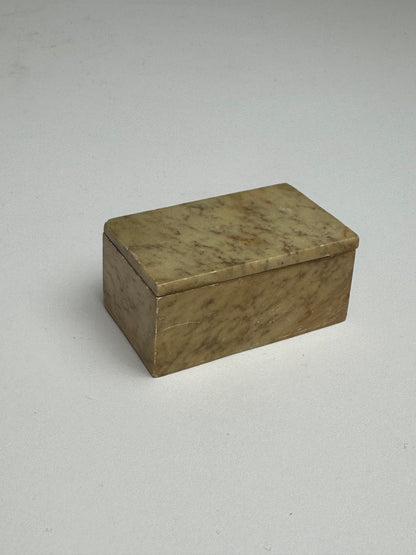 Small Alabaster Match Box