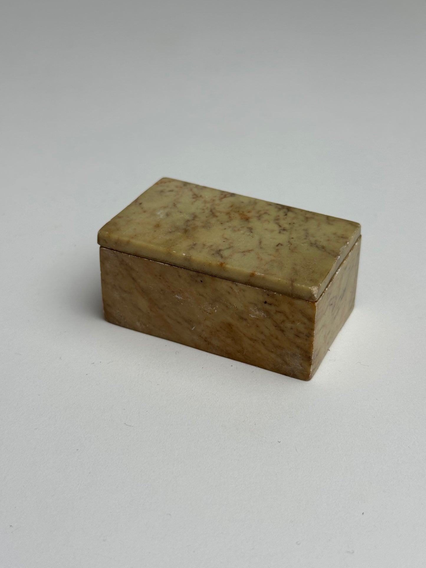 Small Alabaster Match Box