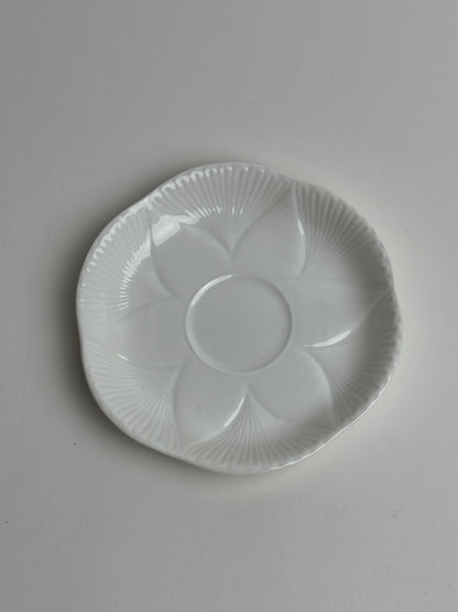 Vintage White Flower Dish