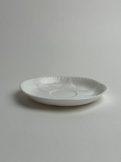 Vintage White Flower Dish