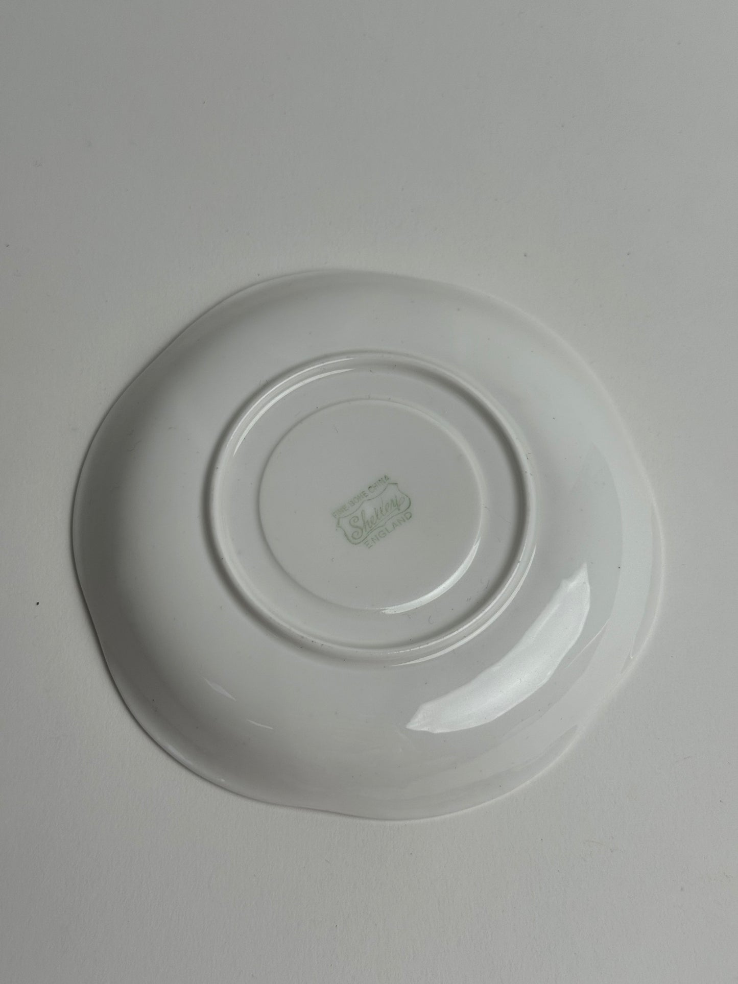 Vintage White Flower Dish