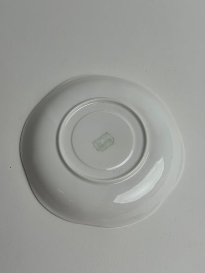 Vintage White Flower Dish