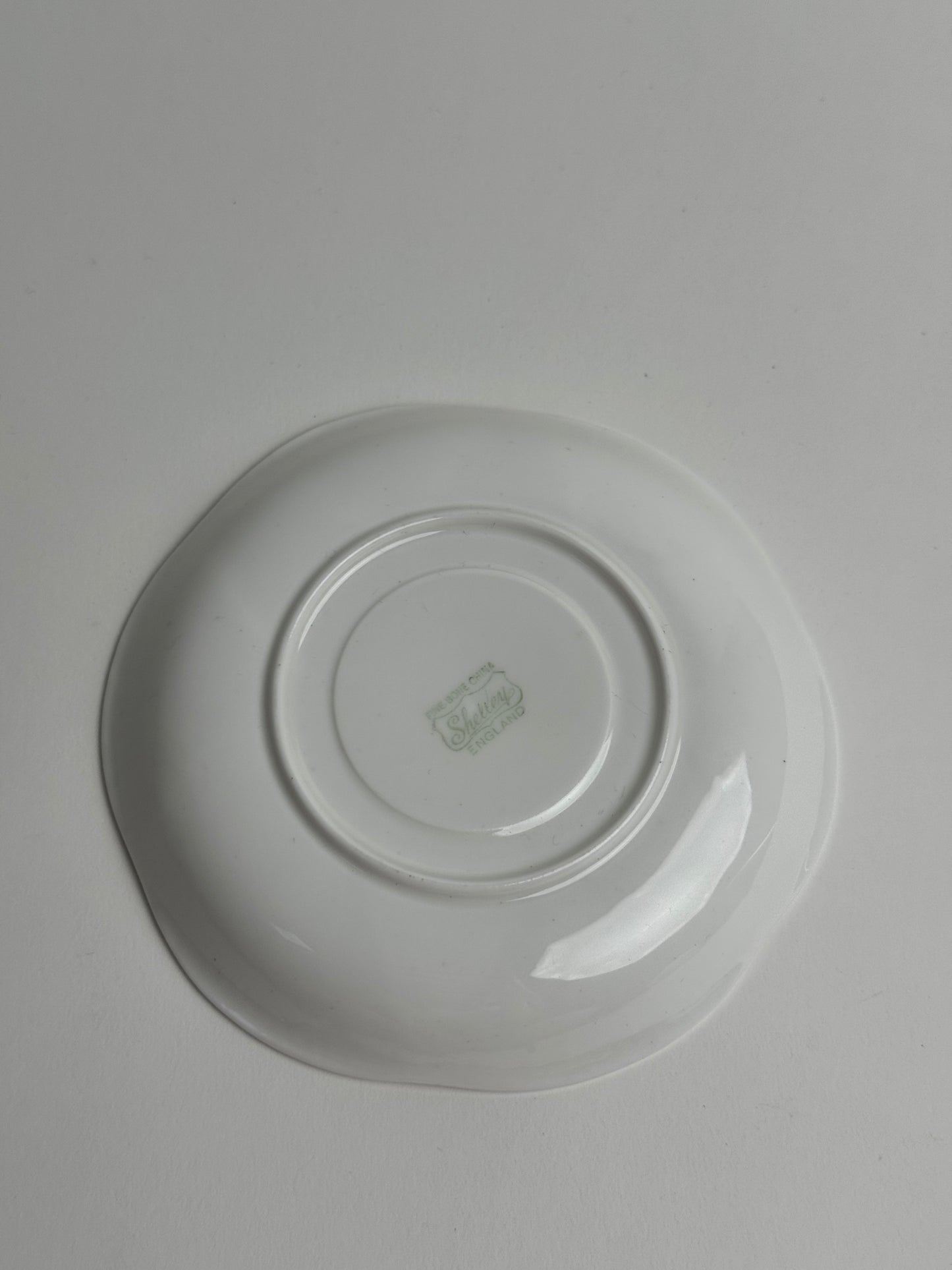 Vintage White Flower Dish