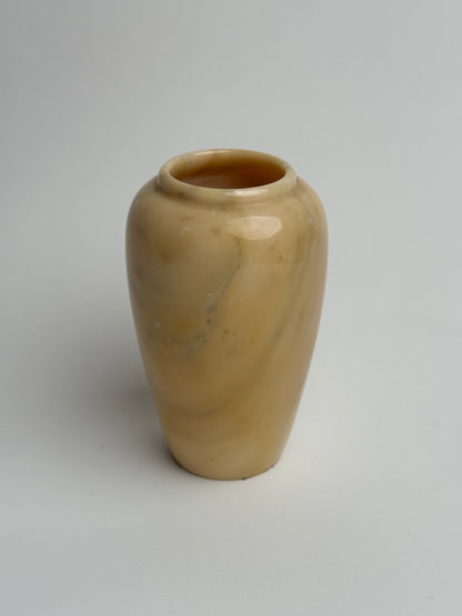 Butter Yellow Marble Vase