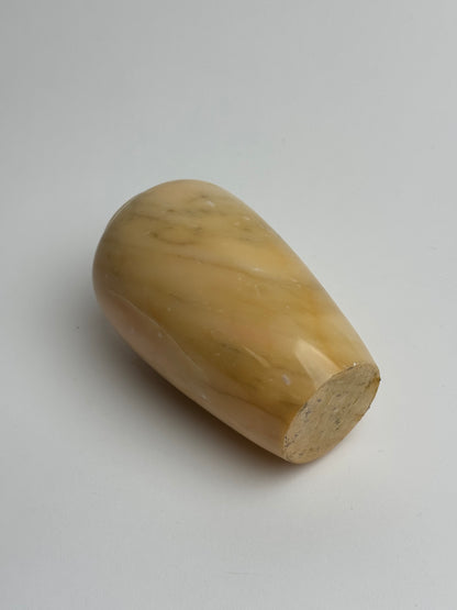 Butter Yellow Marble Vase