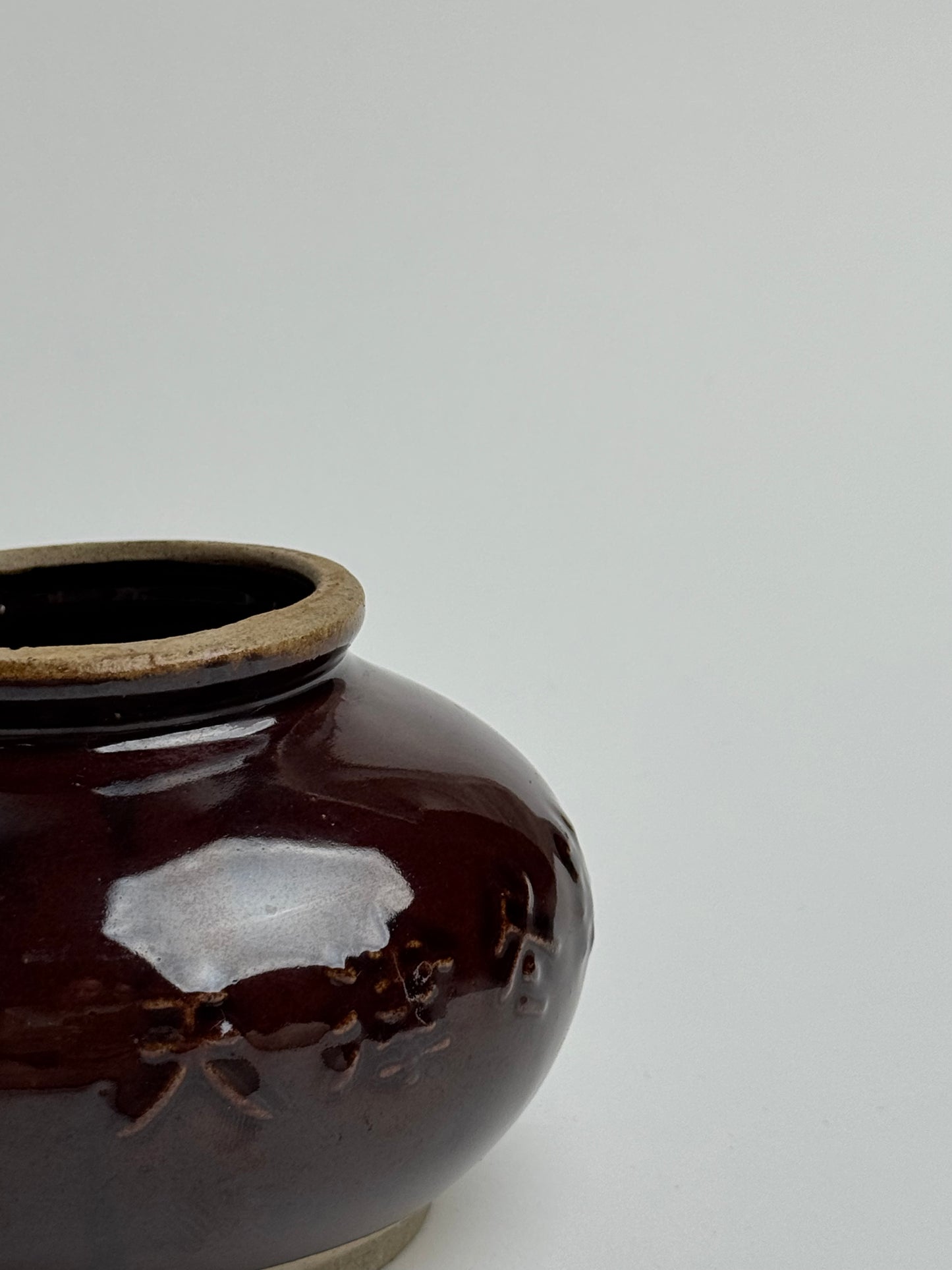 Vintage Glazed Tea Jar