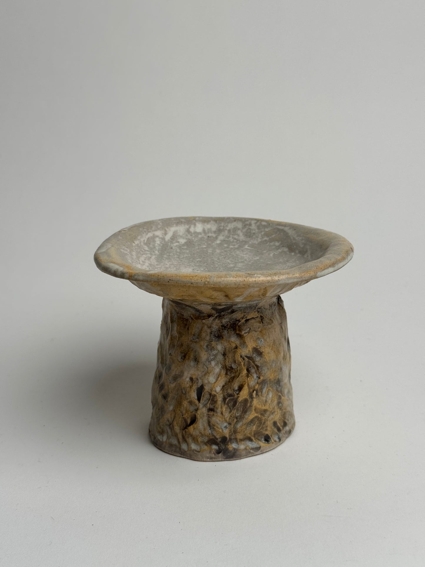 Textured Pedestal Stand