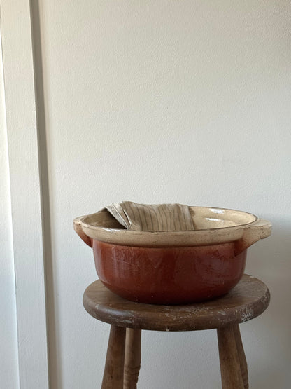 Large Vintage French Country Mixing Bowl