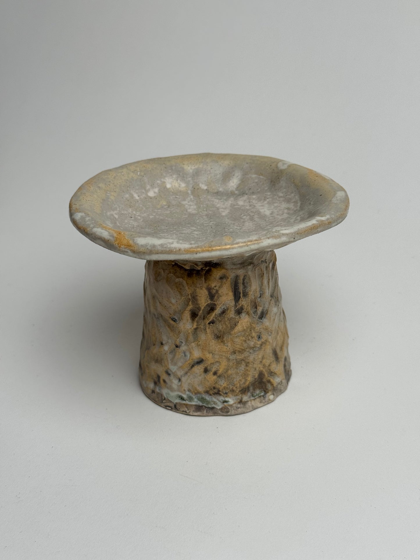 Textured Pedestal Stand