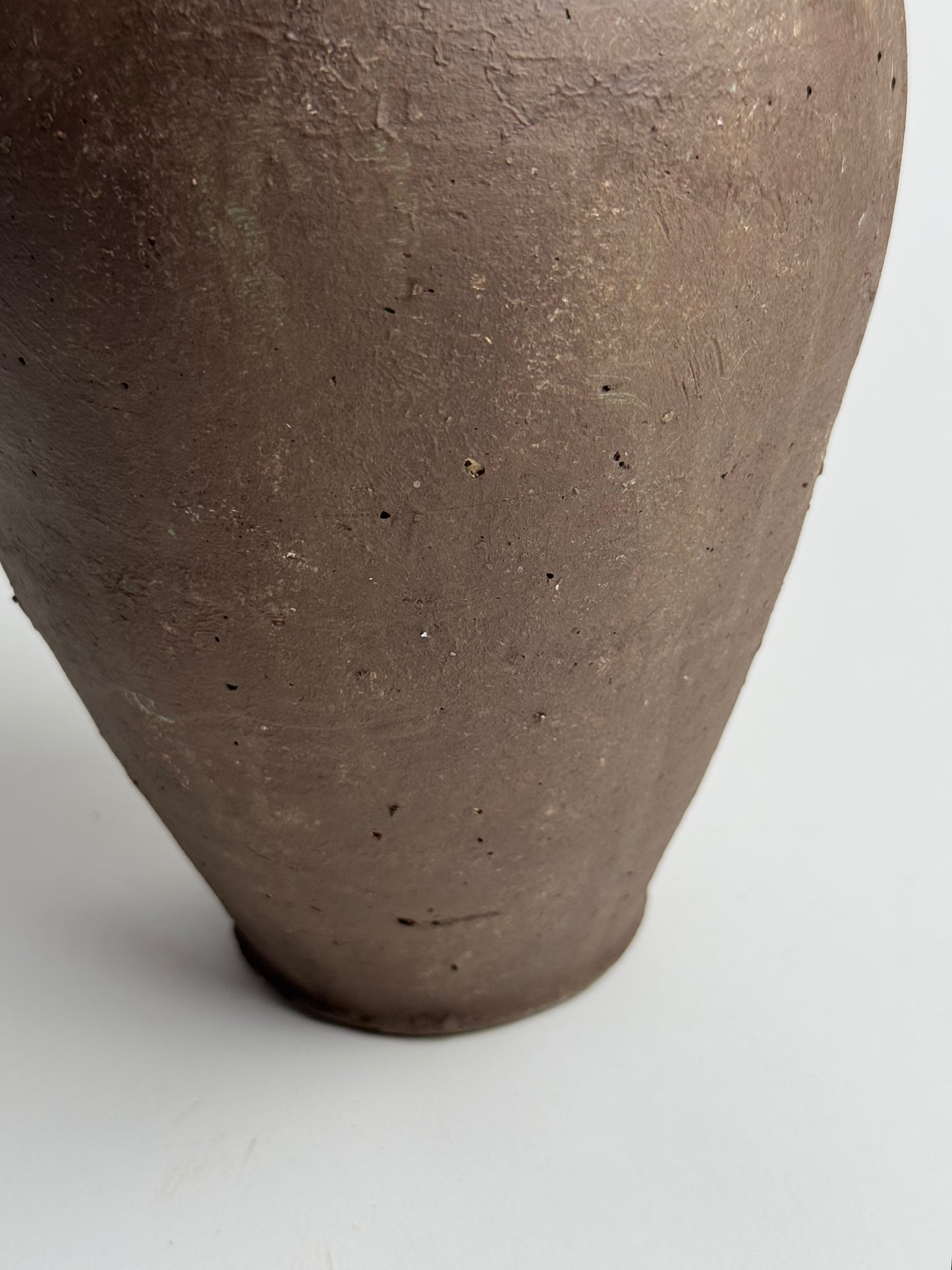 Up-cycled  |  Rich earthy brown handled vessel