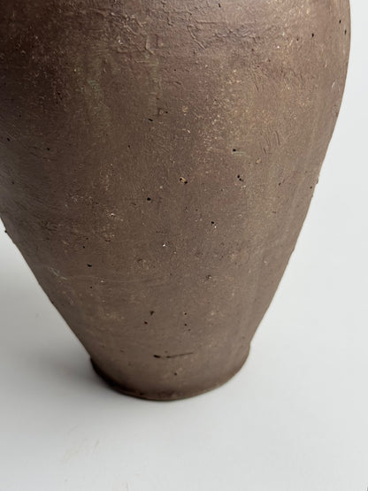 Up-cycled  |  Rich earthy brown handled vessel