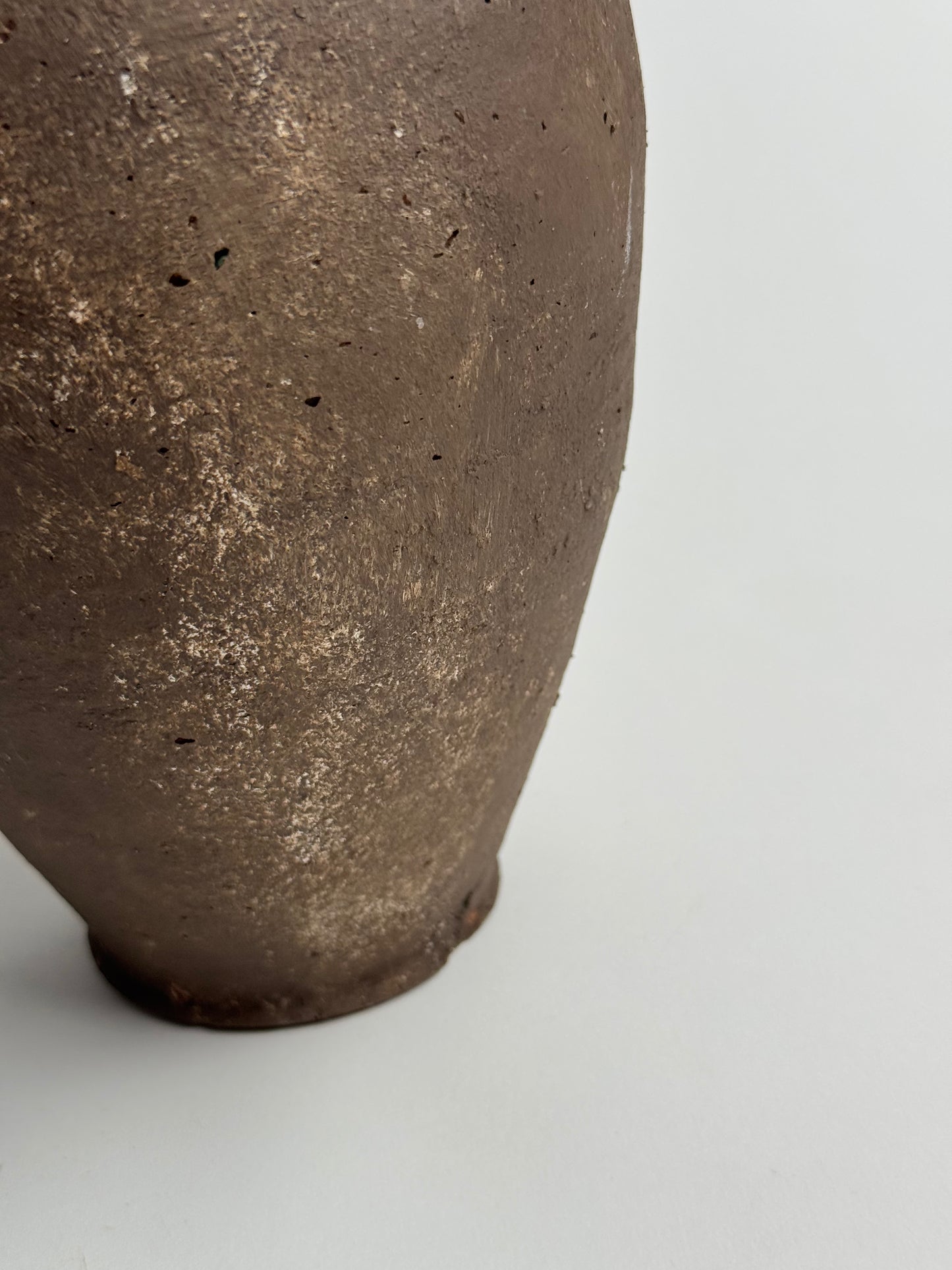 Up-cycled  |  Rich earthy brown handled vessel