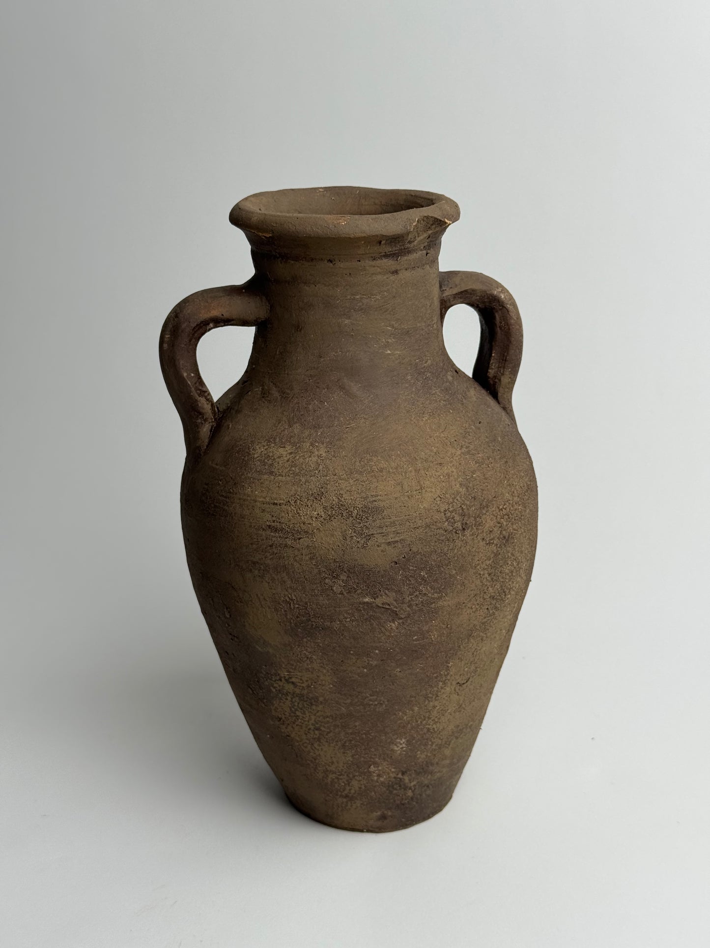 Up-cycled  |  Earthy brown twin handled vessel