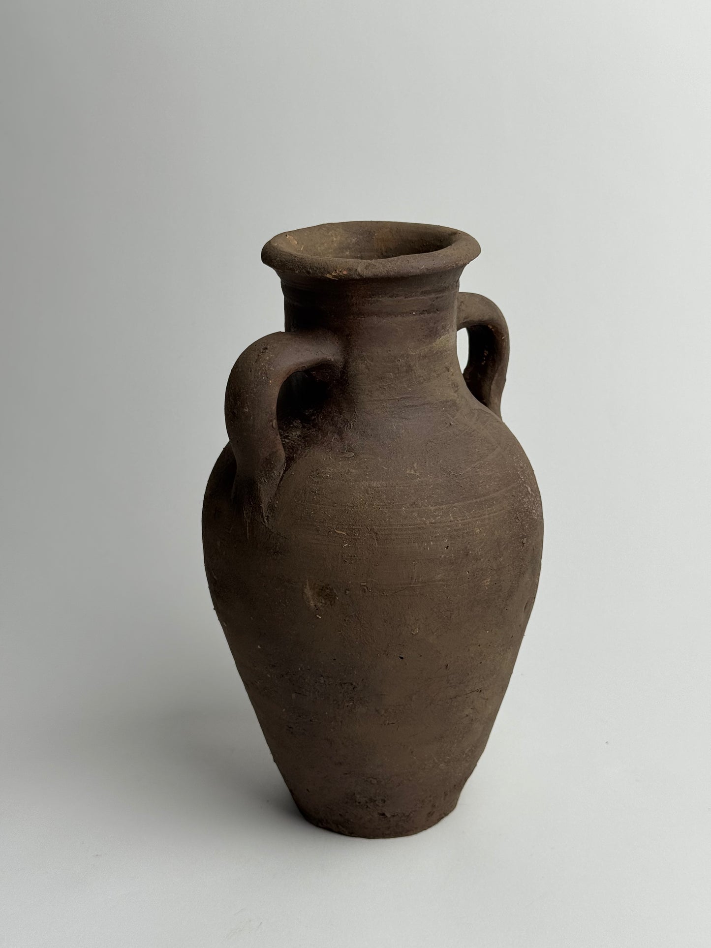 Up-cycled  |  Earthy brown twin handled vessel