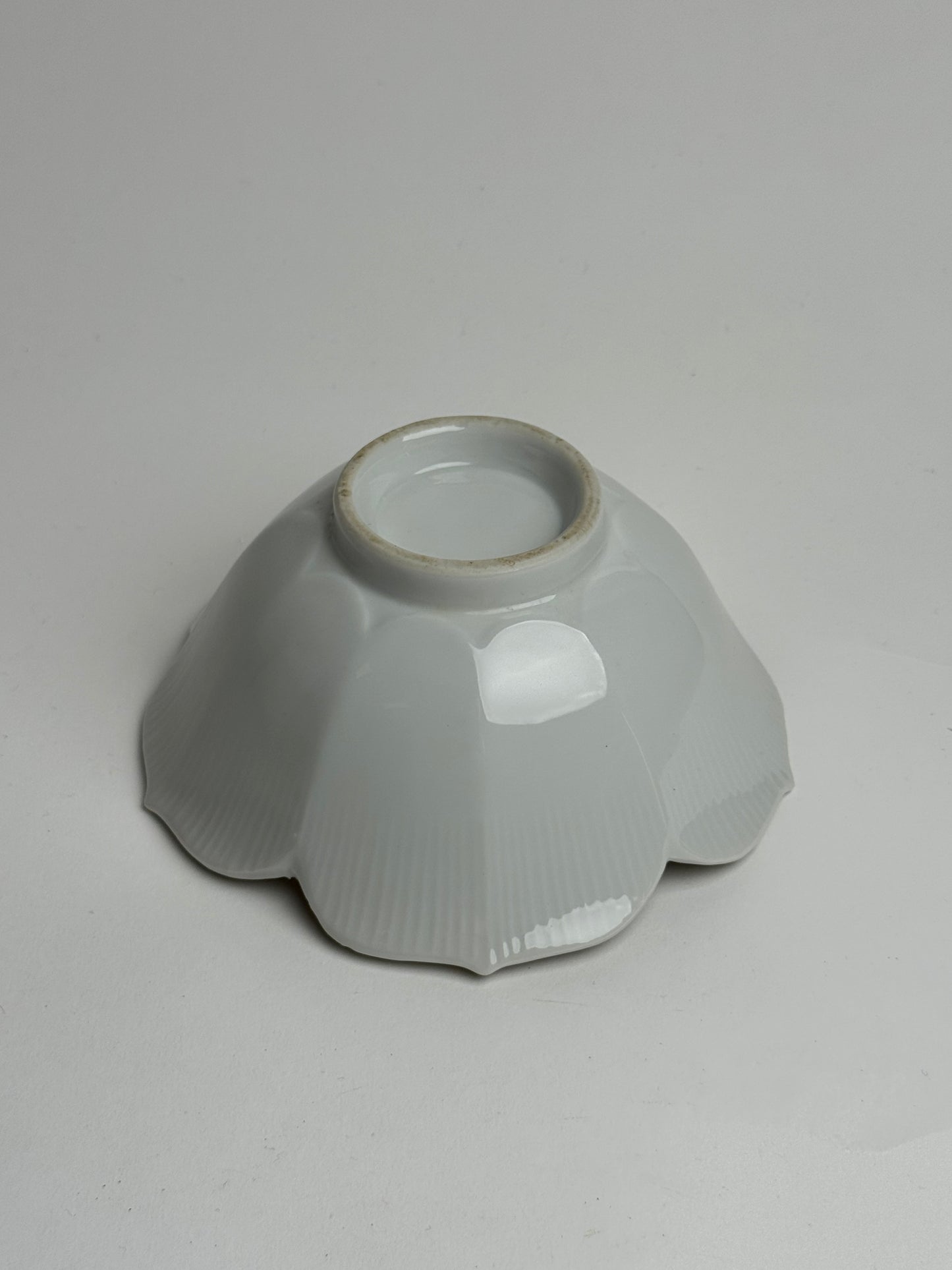 Vintage White Flower Bowl