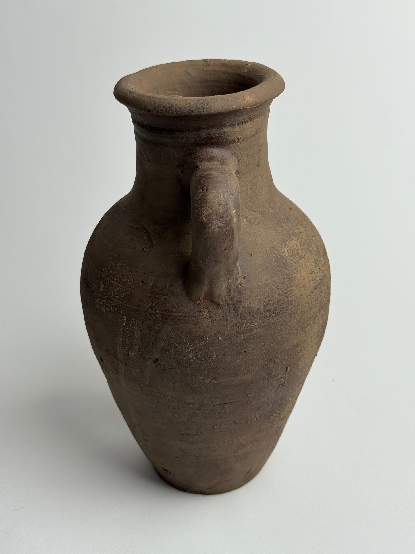 Up-cycled  |  Earthy brown twin handled vessel