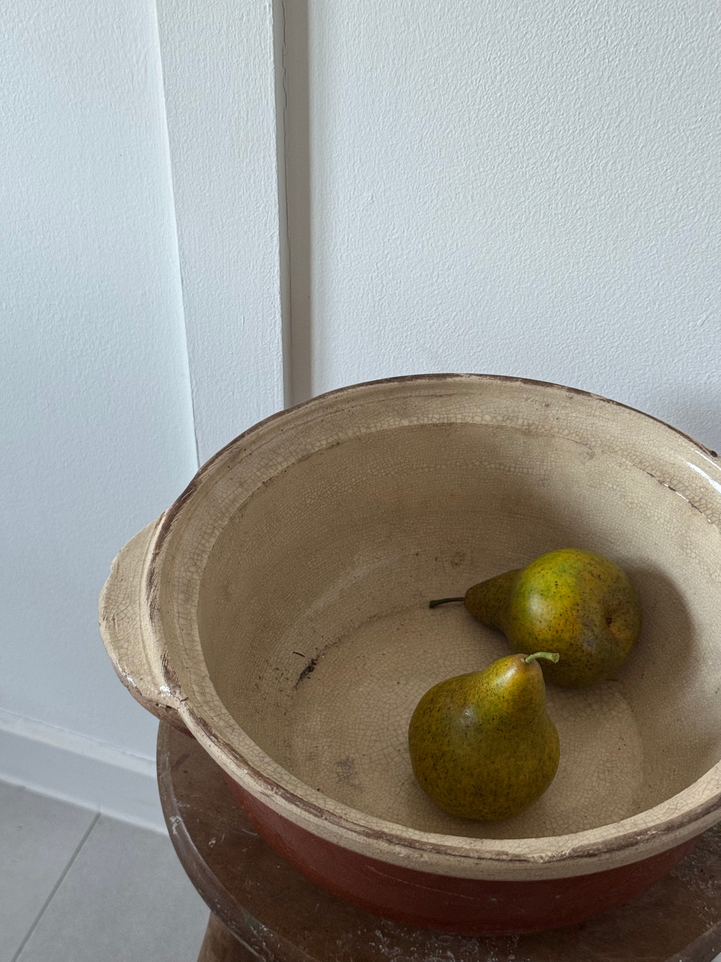 Large Vintage French Country Mixing Bowl