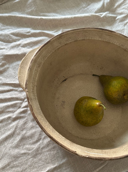 Large Vintage French Country Mixing Bowl