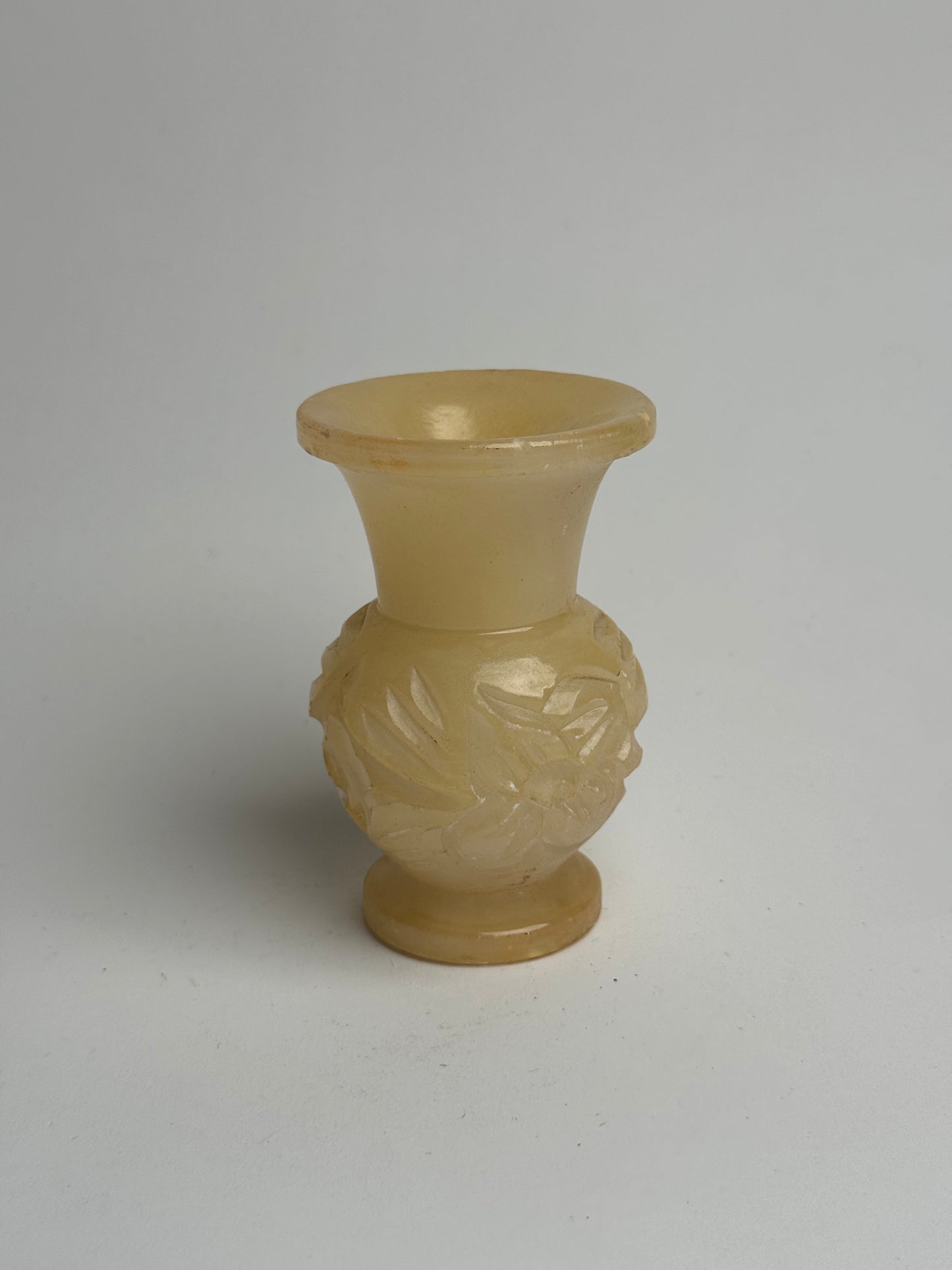 Butter Yellow Marble Candle Holders