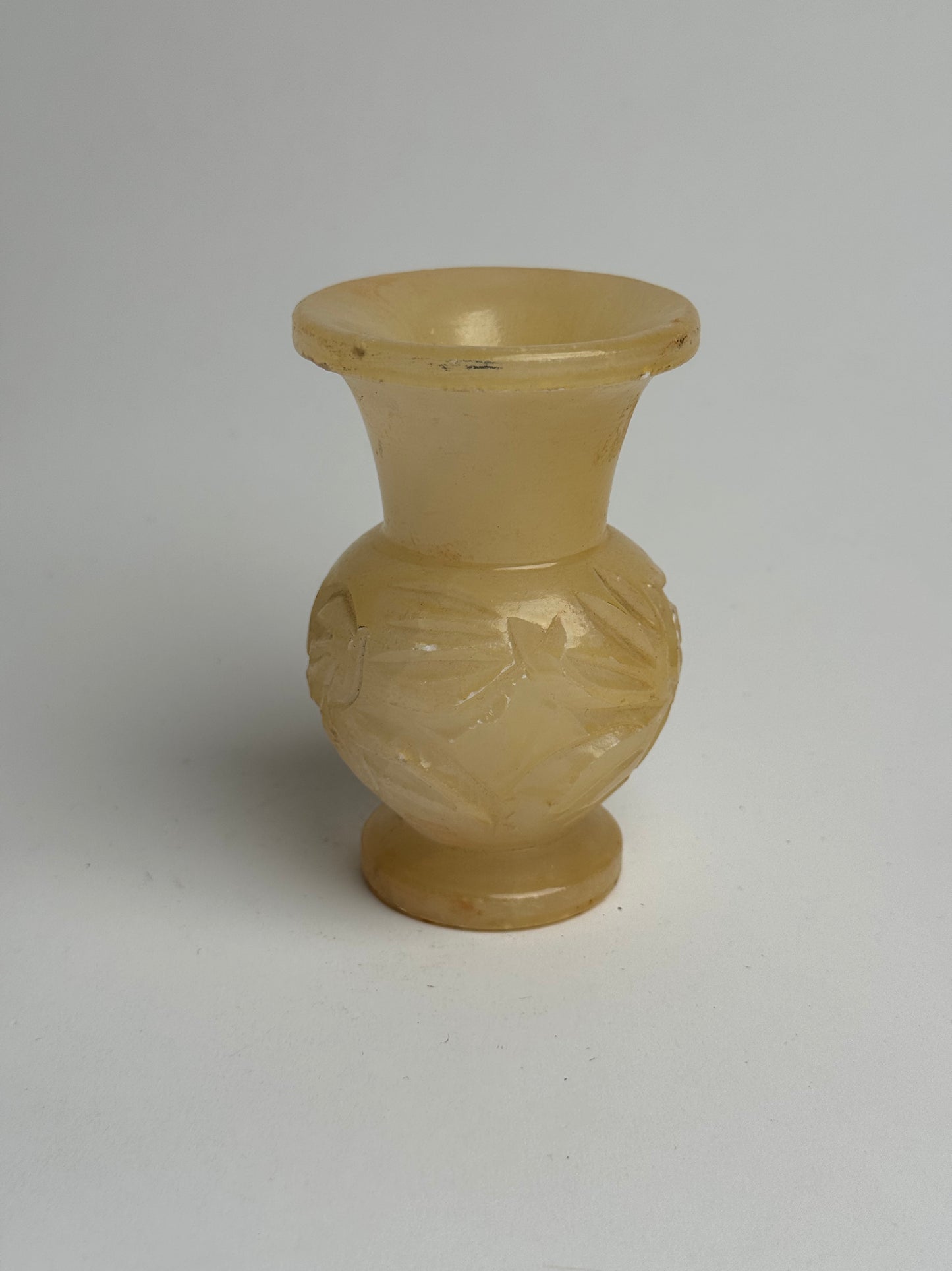 Butter Yellow Marble Candle Holders