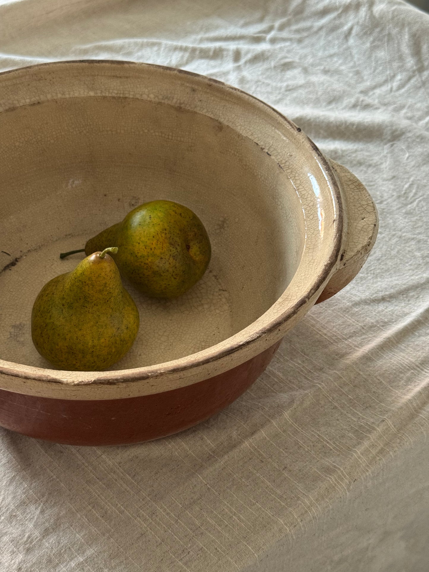 Large Vintage French Country Mixing Bowl