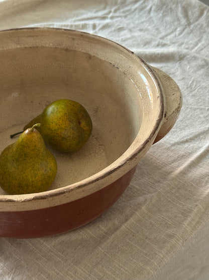 Large Vintage French Country Mixing Bowl