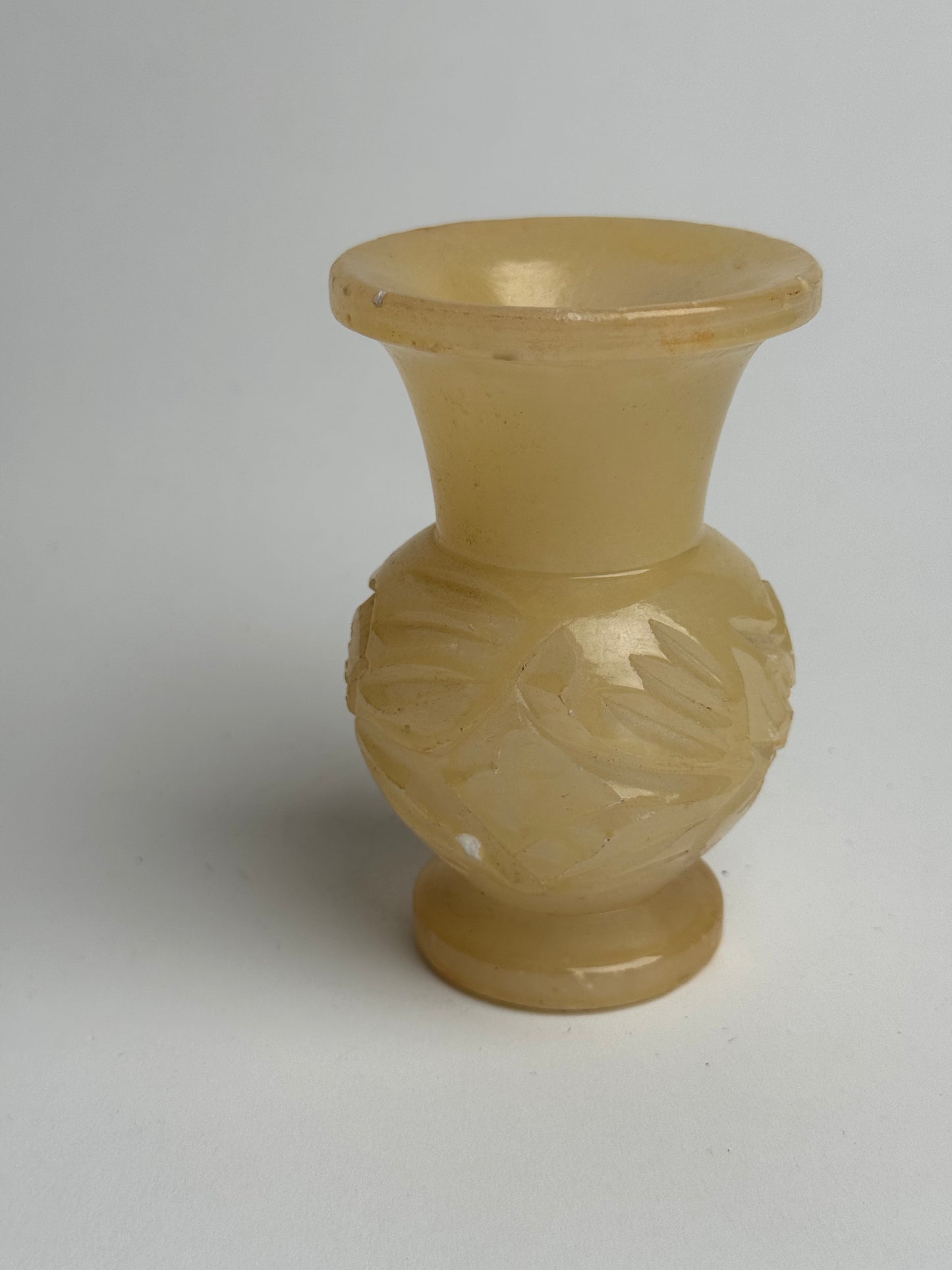 Butter Yellow Marble Candle Holders