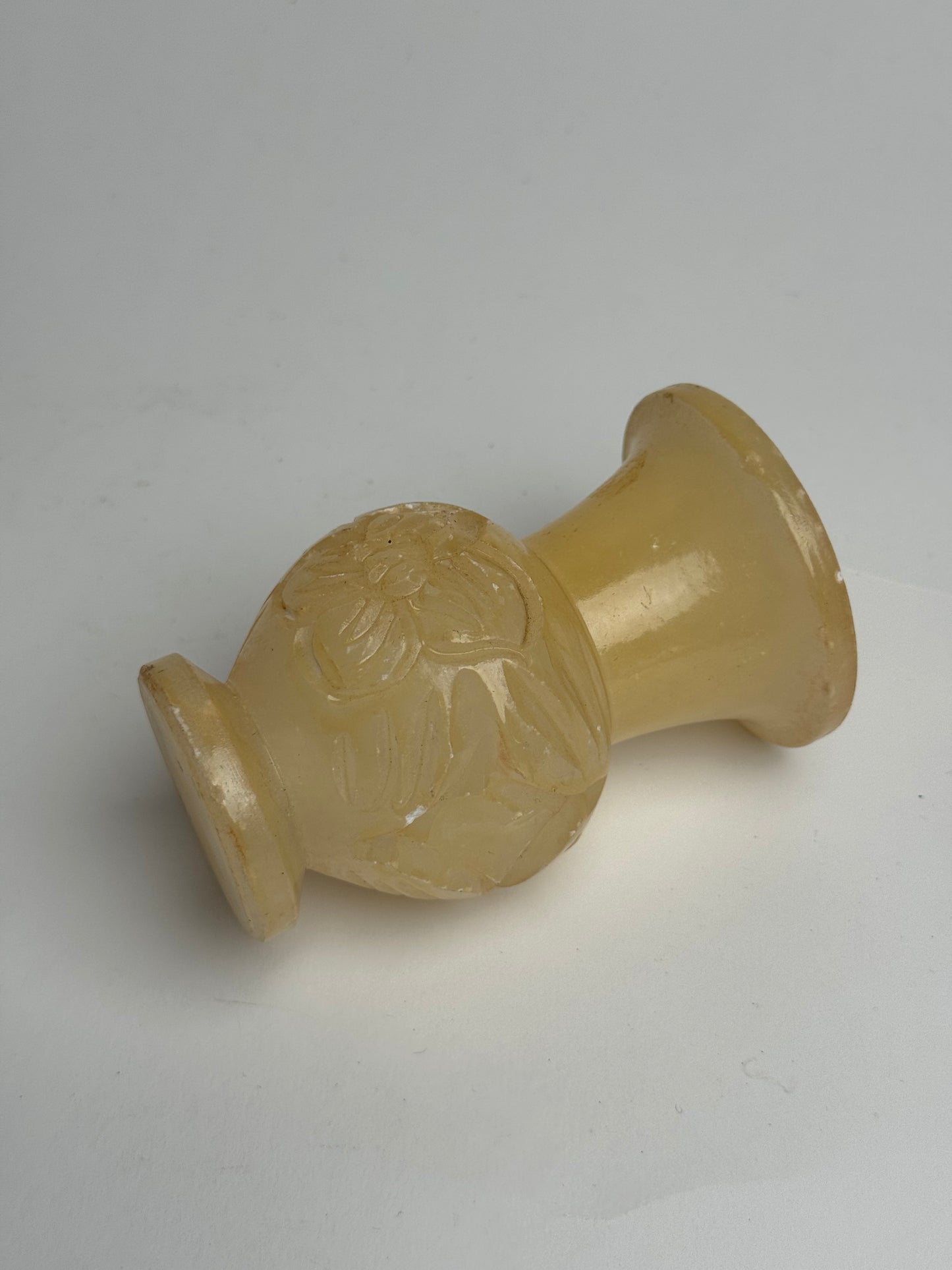 Butter Yellow Marble Candle Holders
