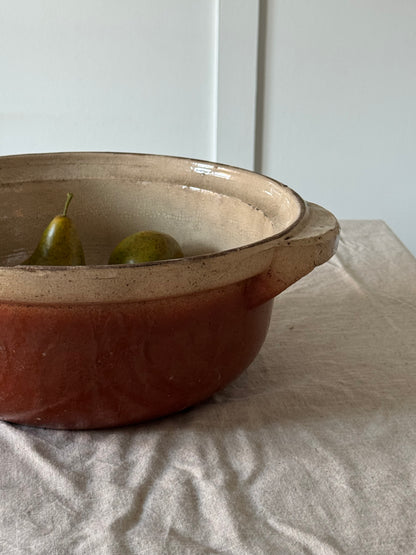 Large Vintage French Country Mixing Bowl