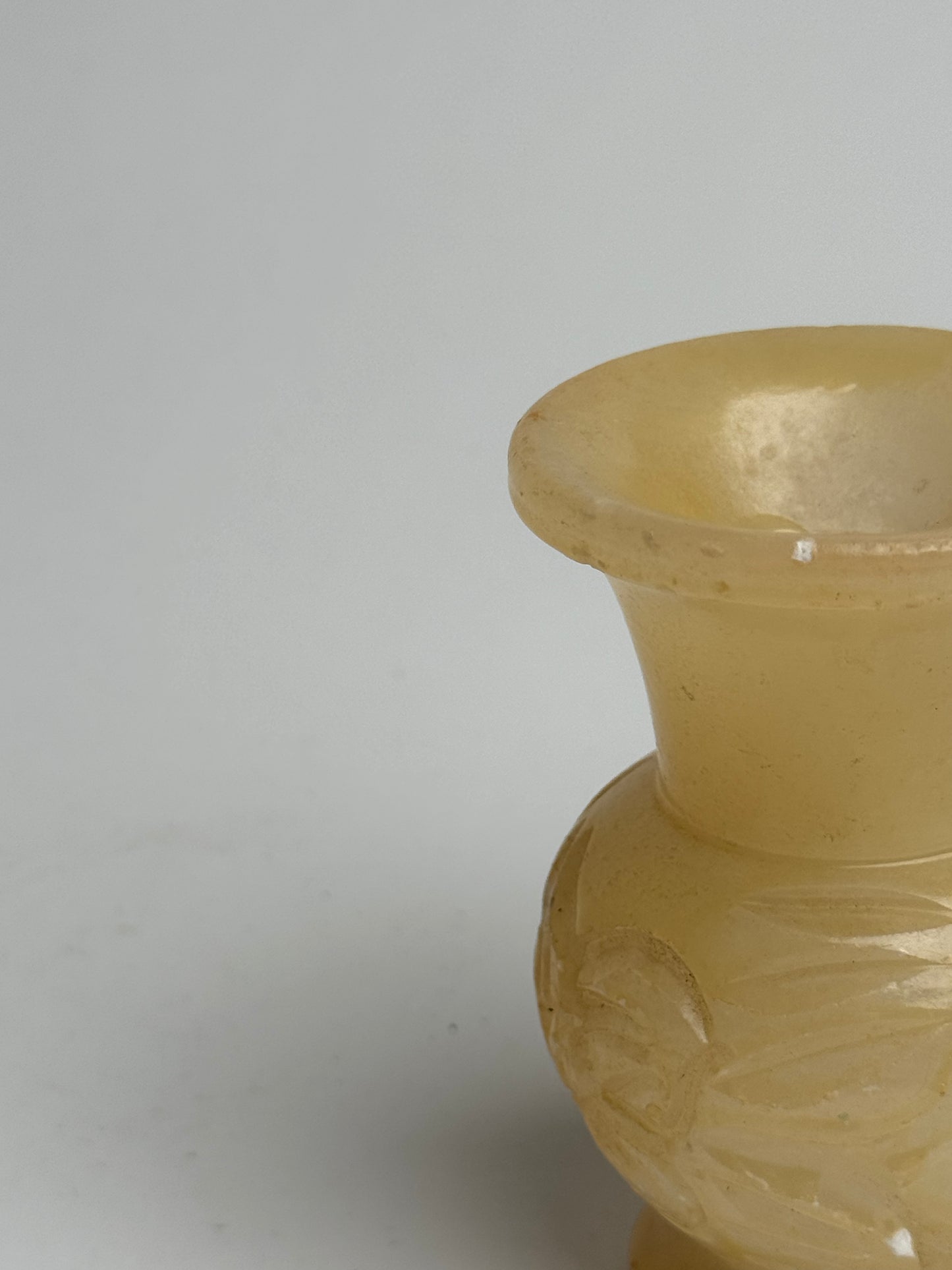 Butter Yellow Marble Candle Holders