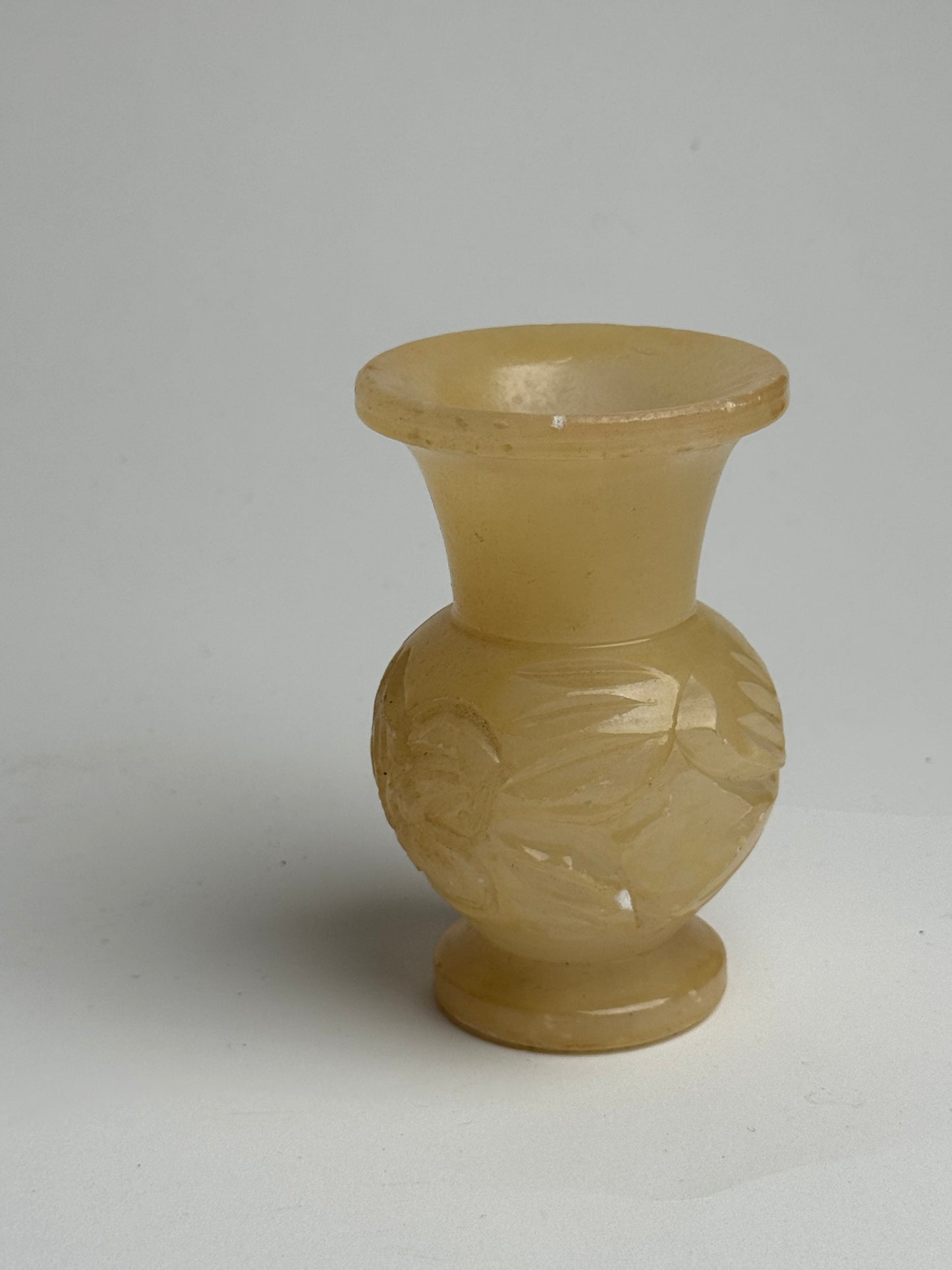 Butter Yellow Marble Candle Holders