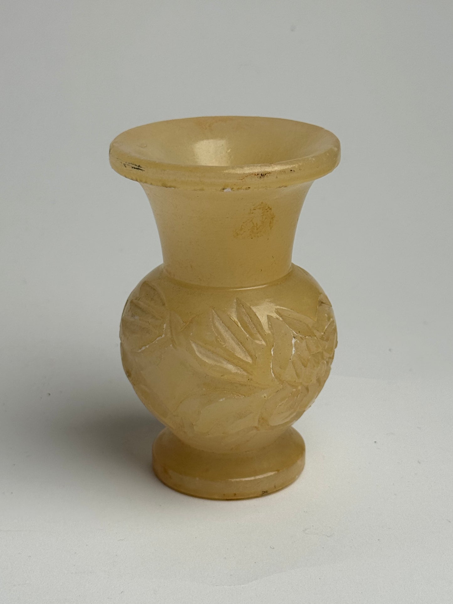 Butter Yellow Marble Candle Holders