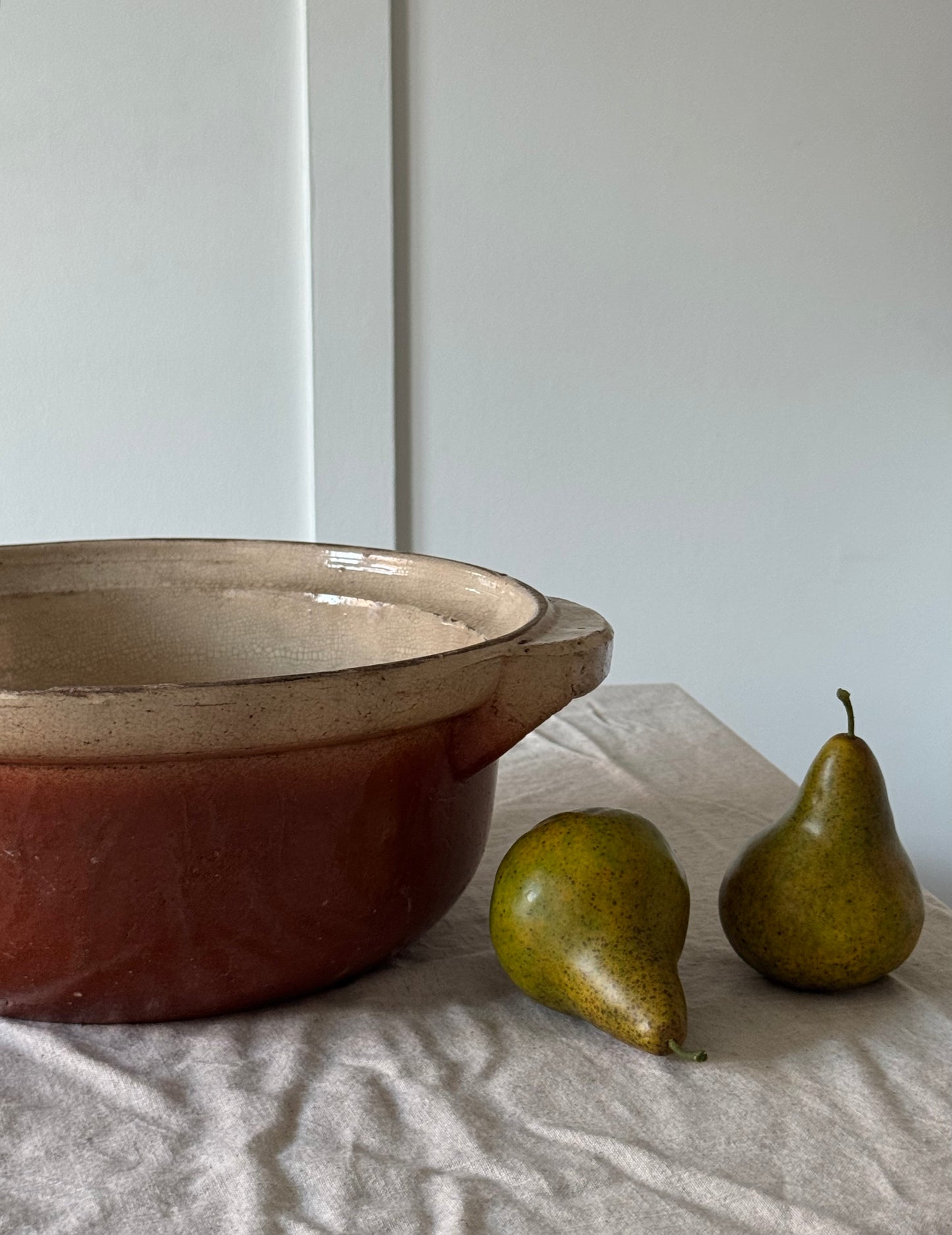Large Vintage French Country Mixing Bowl