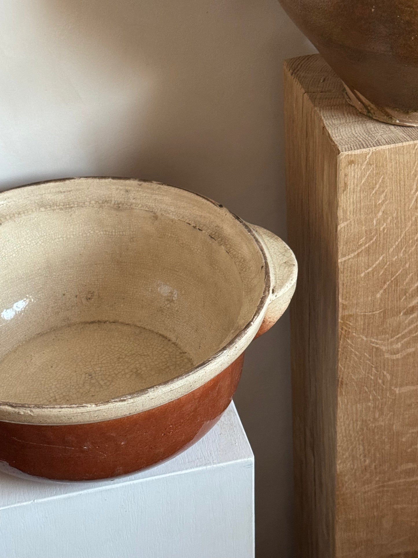 Large Vintage French Country Mixing Bowl