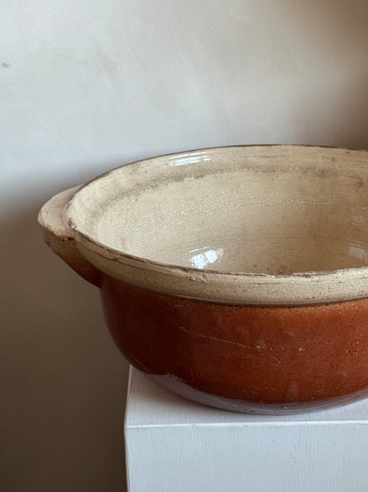 Large Vintage French Country Mixing Bowl
