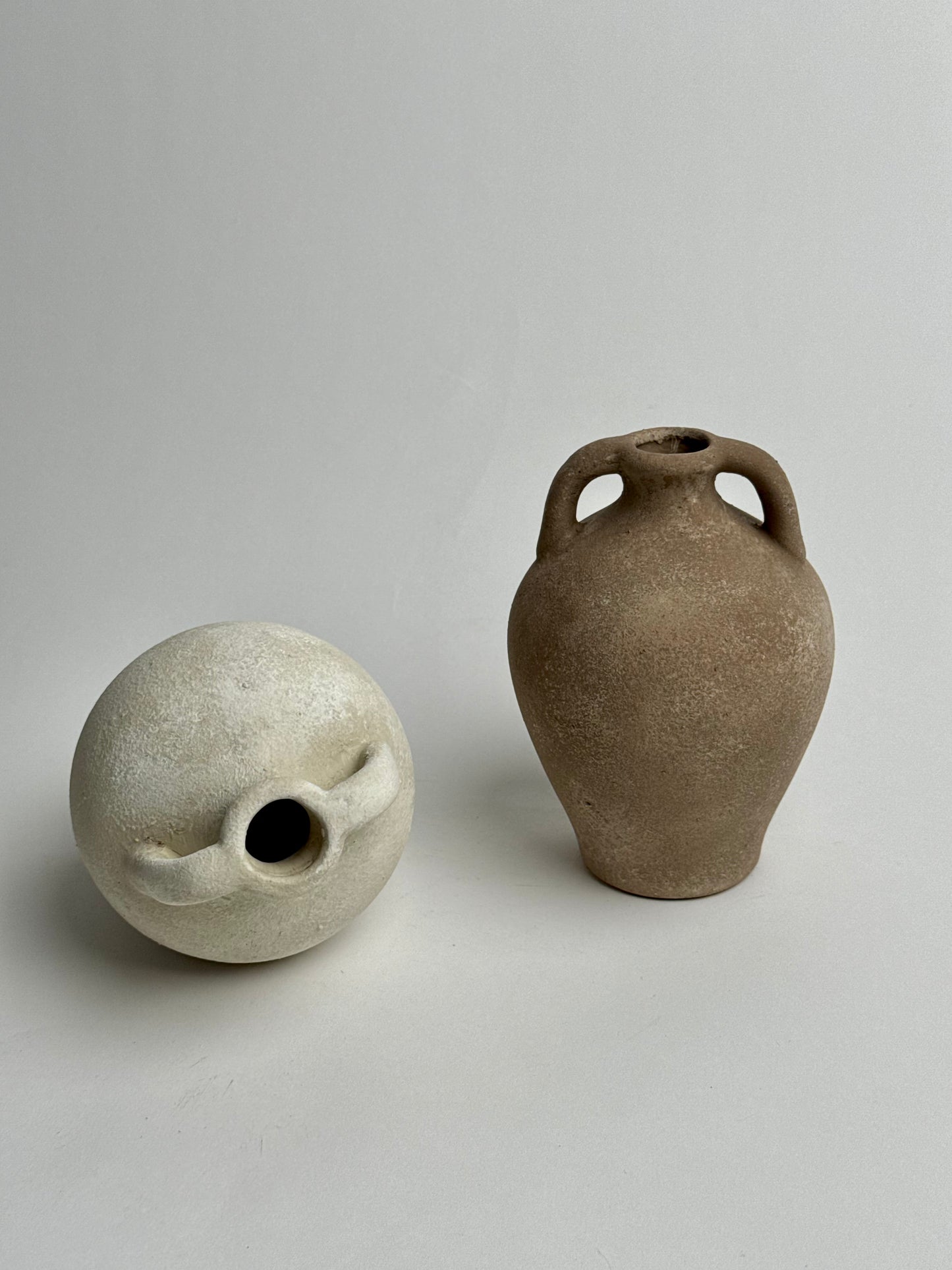 Up-cycled  |  Small twin handled amphoras