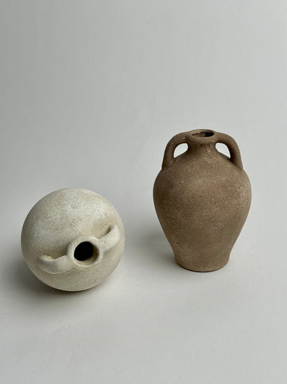 Up-cycled  |  Small twin handled amphoras
