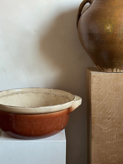 Large Vintage French Country Mixing Bowl