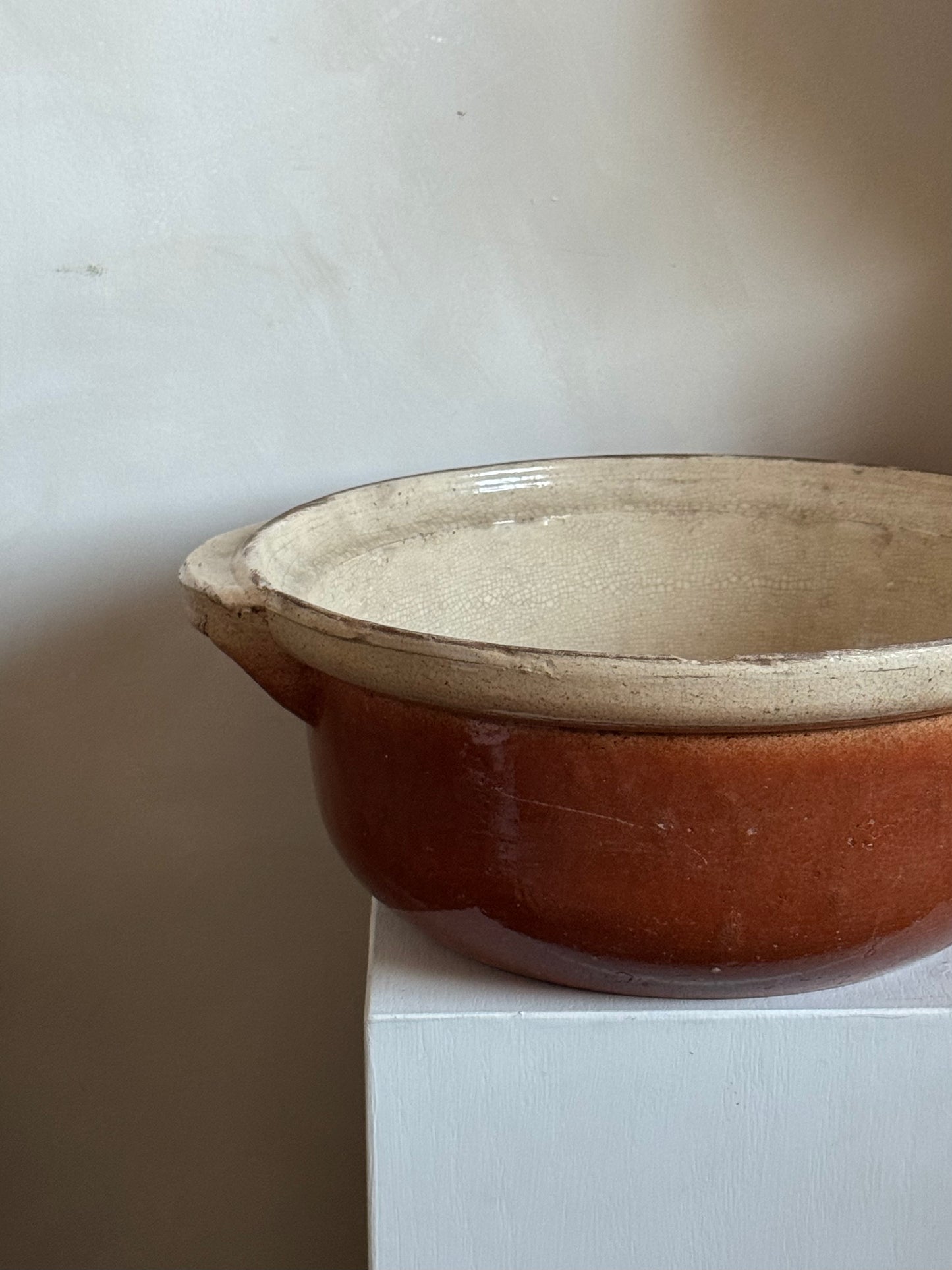 Large Vintage French Country Mixing Bowl