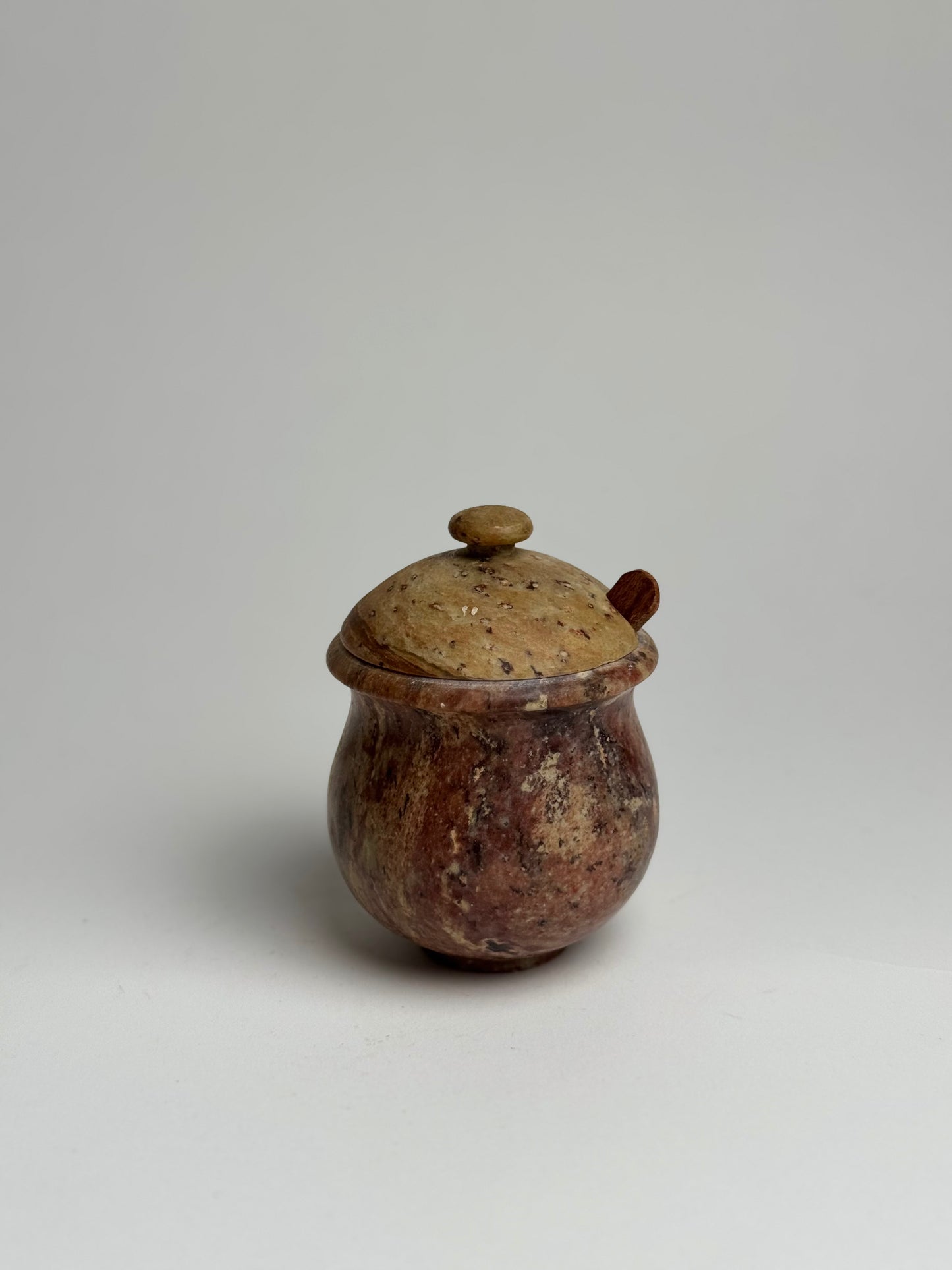 Natural Stone Mustard Pot