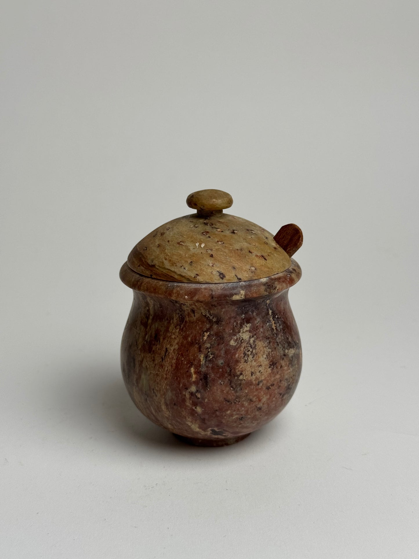 Natural Stone Mustard Pot