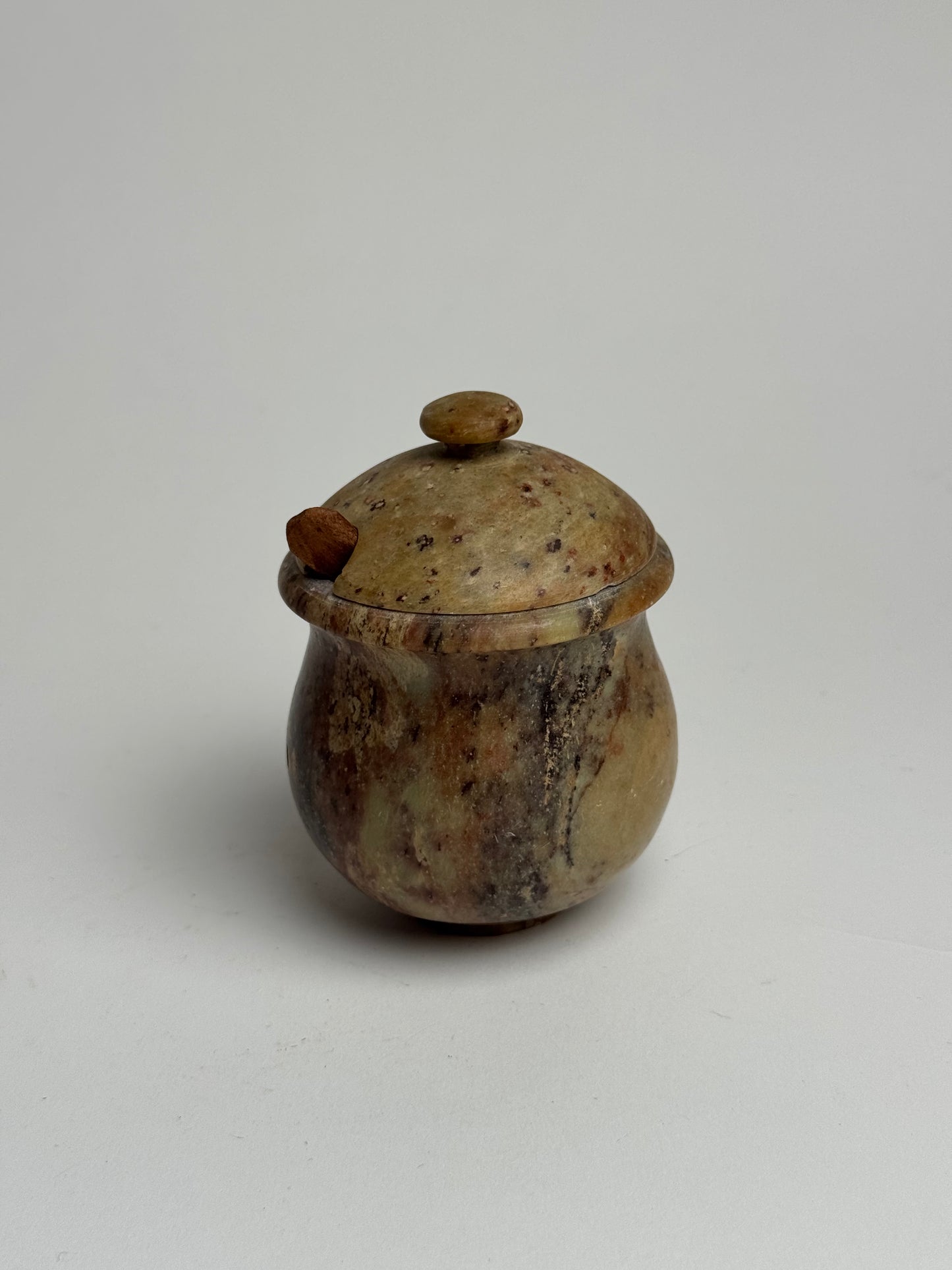 Natural Stone Mustard Pot