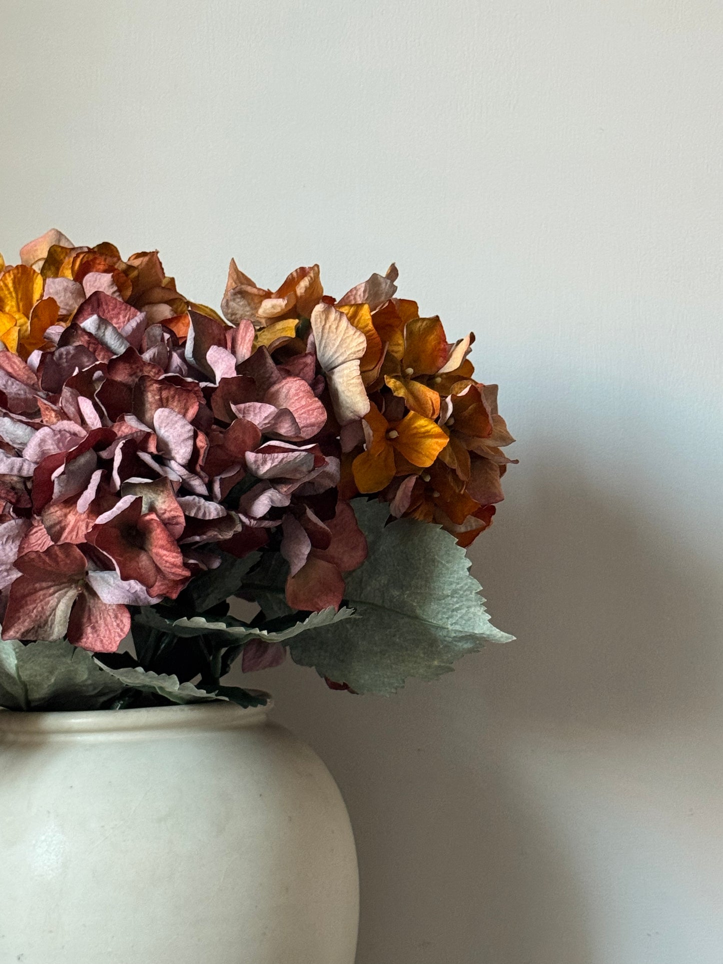 Faux Dried Hydrangea Stem