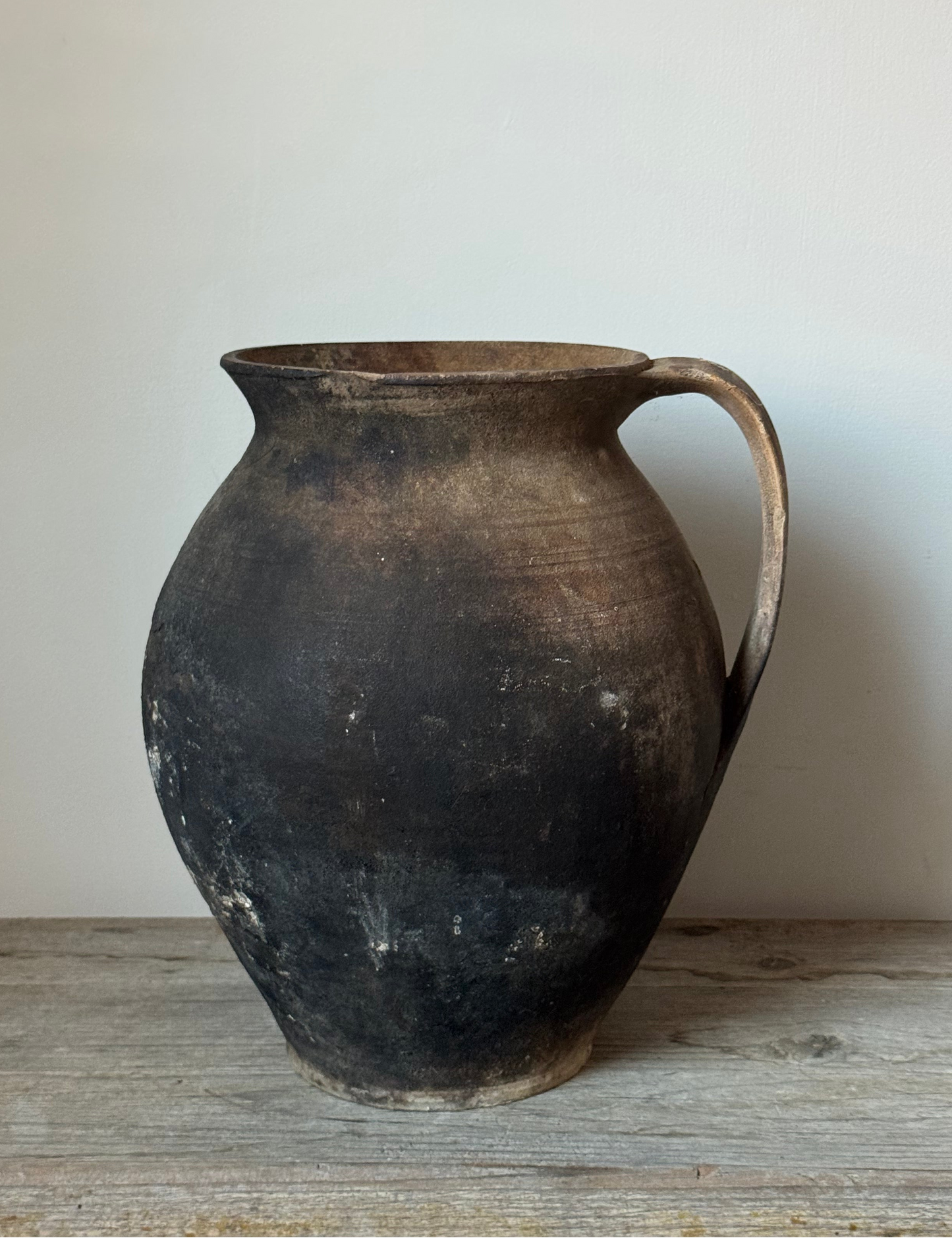 Large Coal-Fired Romanian Jug