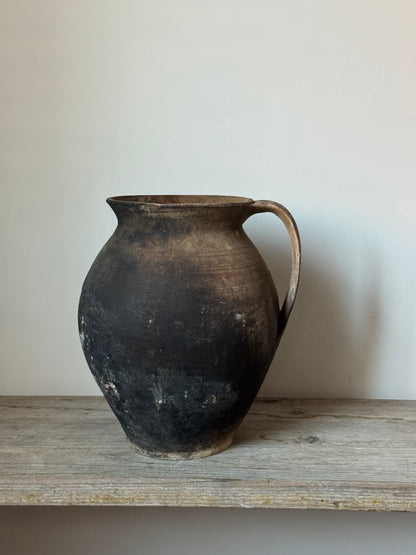 Large Coal-Fired Romanian Jug