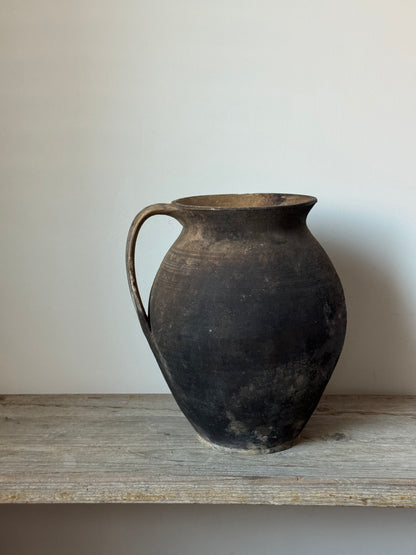 Large Coal-Fired Romanian Jug