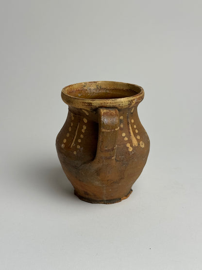Small Earthenware Folk Jug