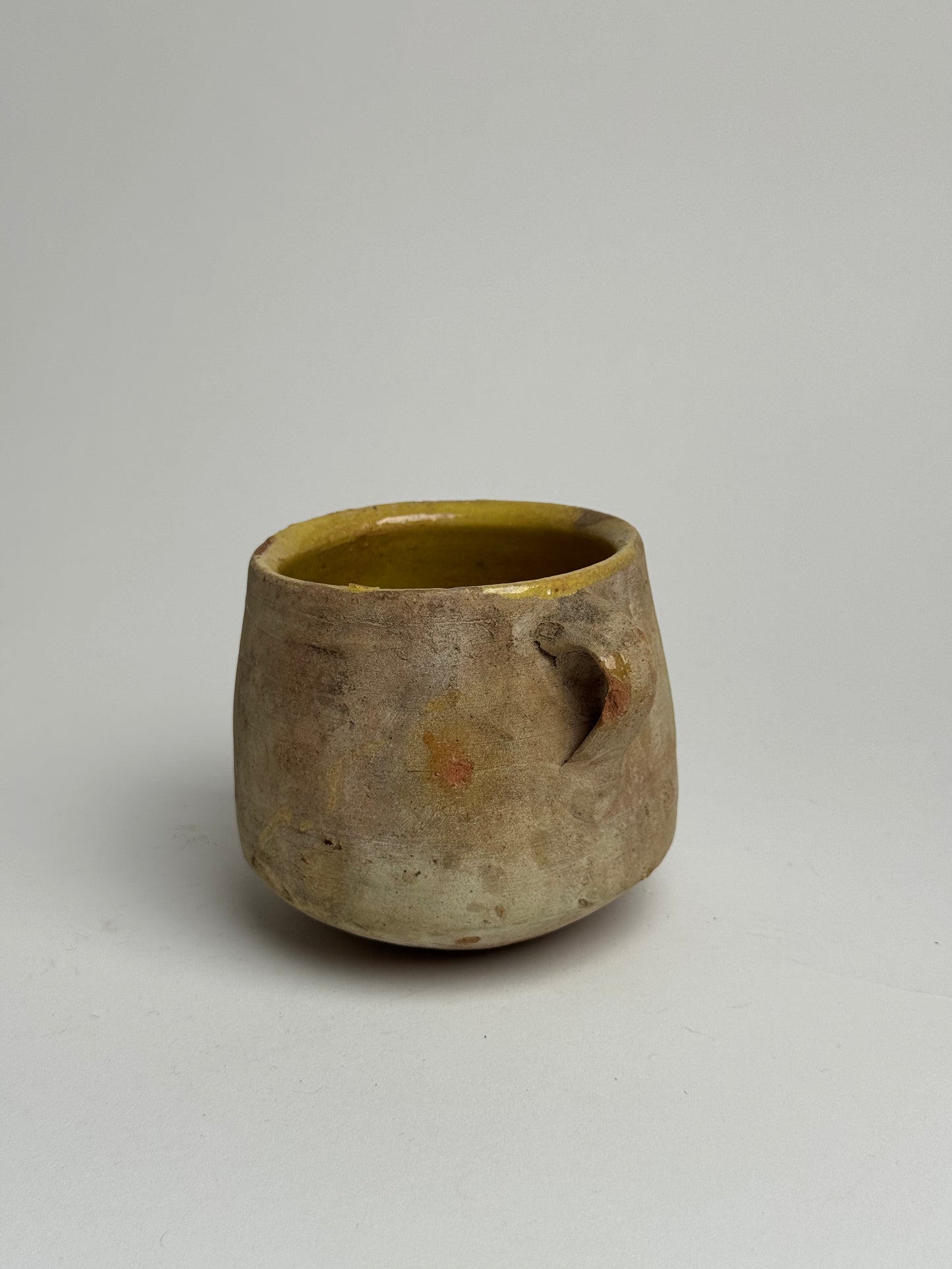 Small Yellow Detail Confit Pot
