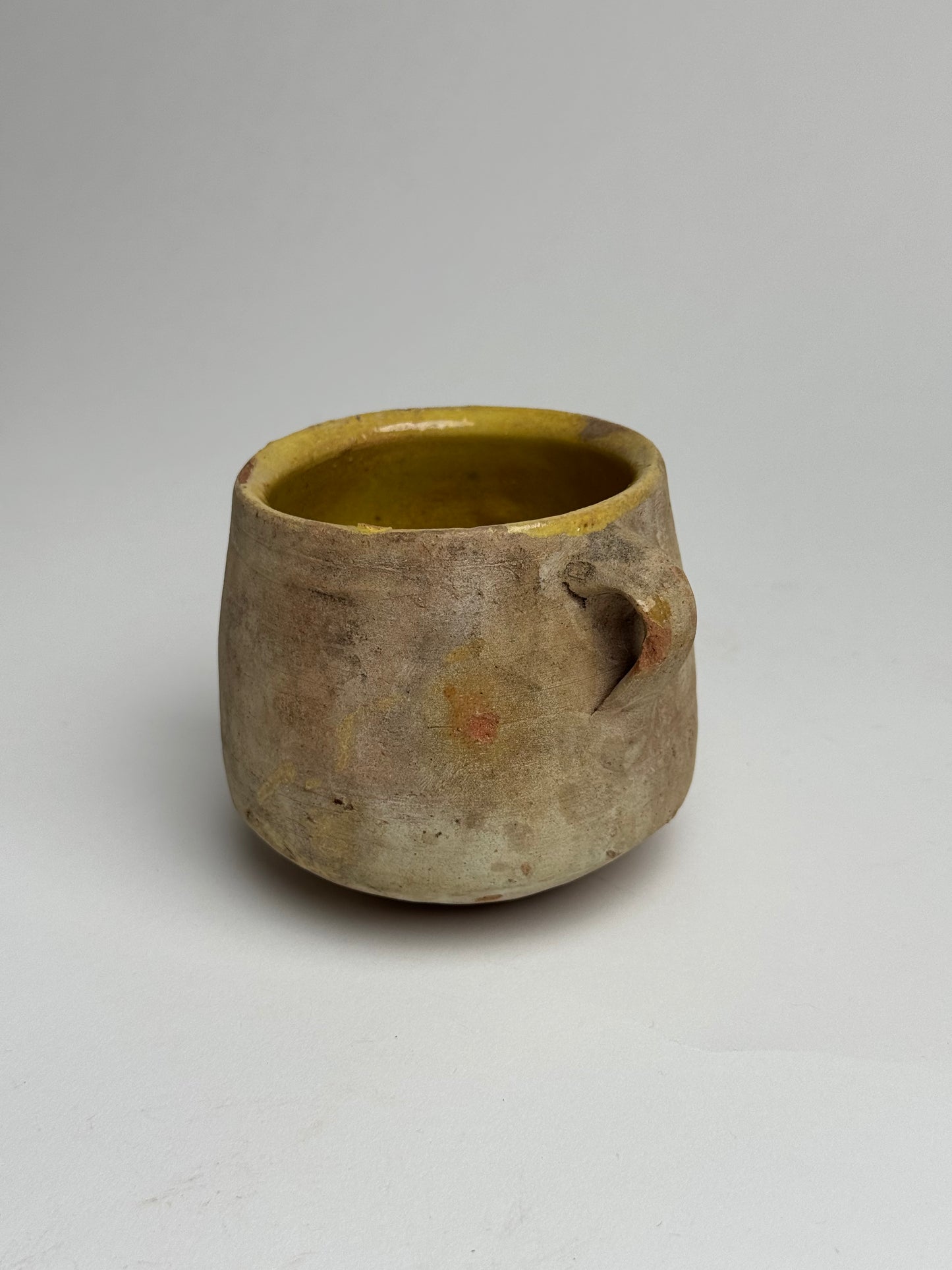 Small Yellow Detail Confit Pot