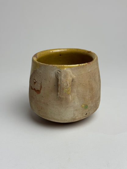 Small Yellow Detail Confit Pot
